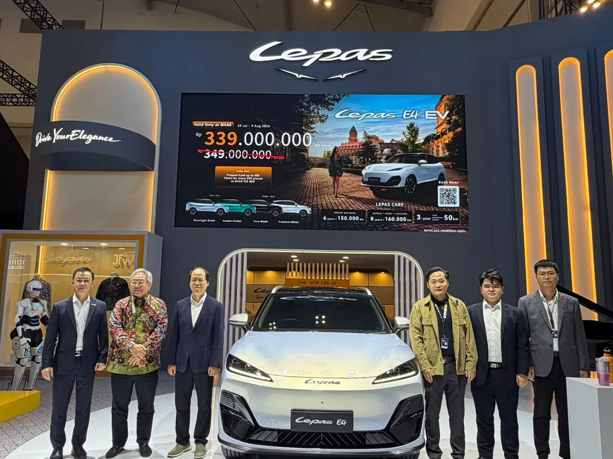 GIIAS 2026: LEPAS Unveils Official Pricing for the All-Electric LEPAS E4, Starting from IDR 339 Million